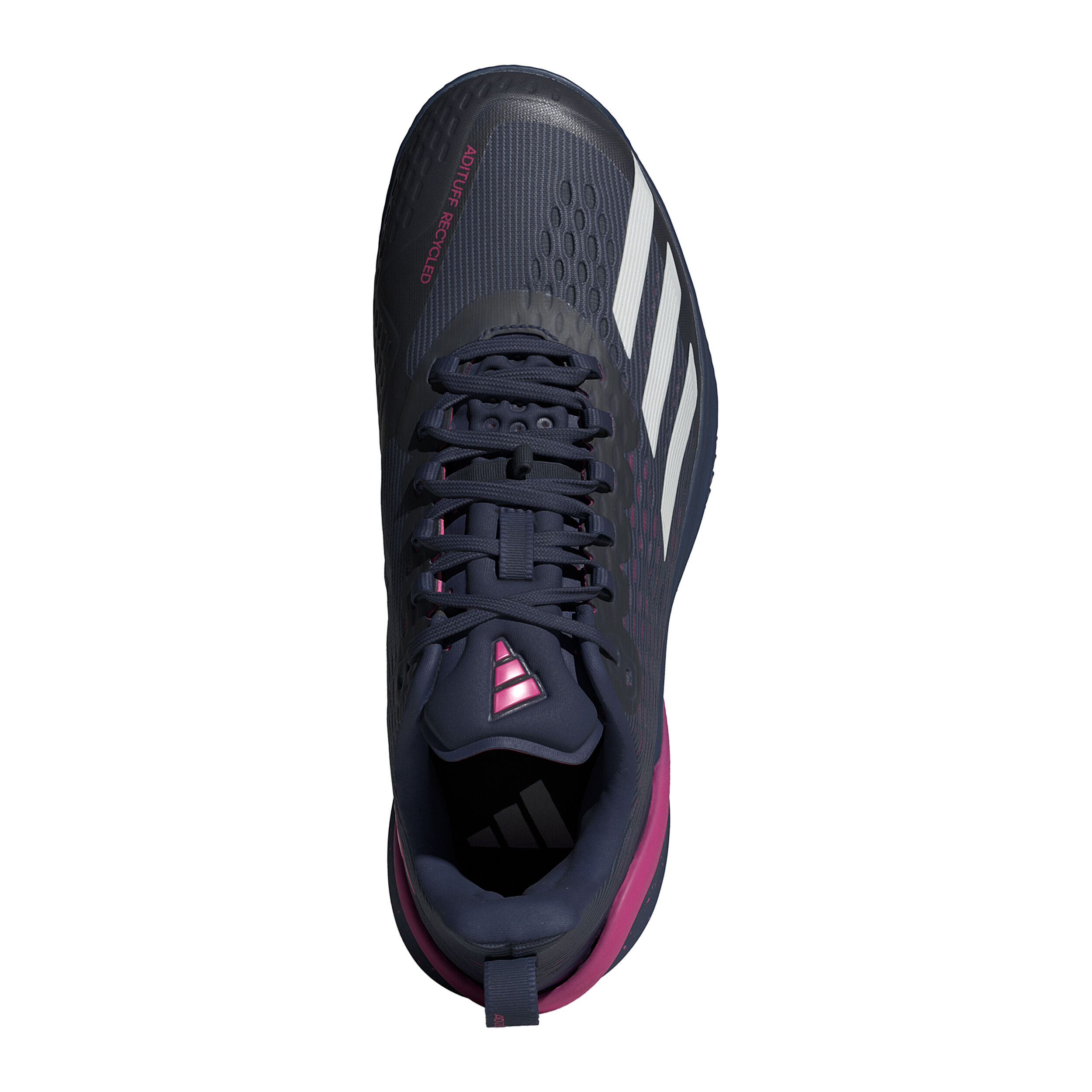 Adizero Cybersonic Sandplatzschuh Herren - Dunkelblau, Weiß