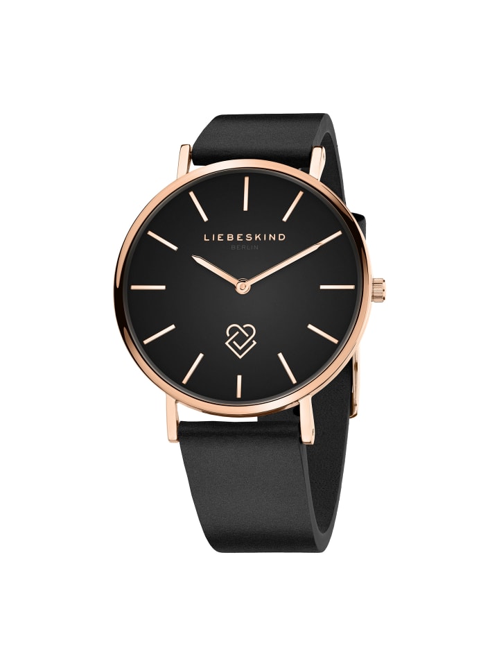 LIEBESKIND BERLIN Armbanduhr in schwarz günstig kaufen onesize