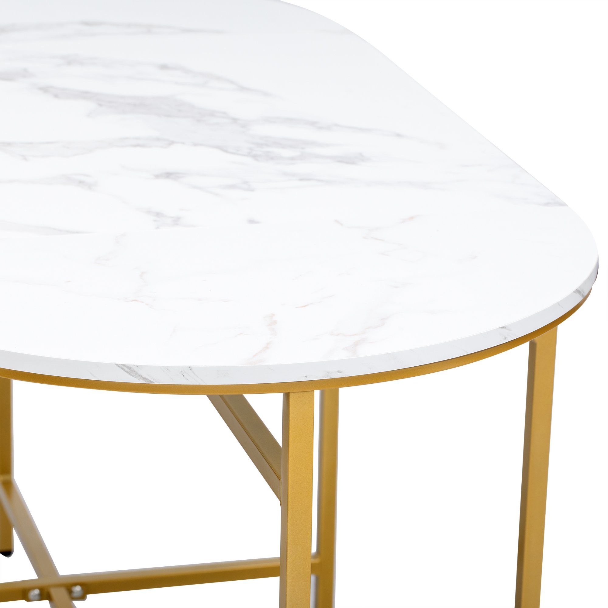 Flieks Essgruppe, (7-tlg), Esstisch 140*70*76cm mit 6 Samt Hocker