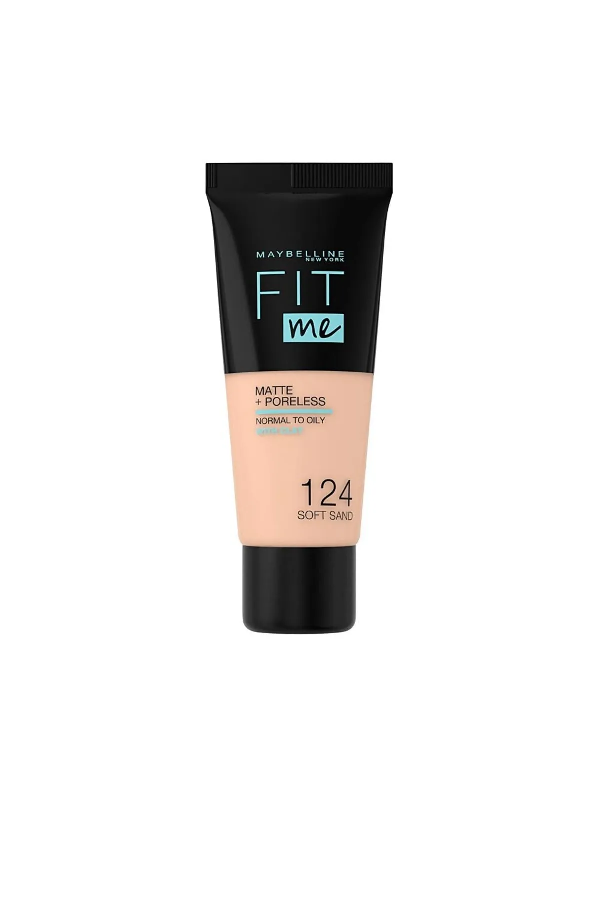 Maybelline New York  Fit Me Matte+poreless Foundation #124-soft Sand 30 ml