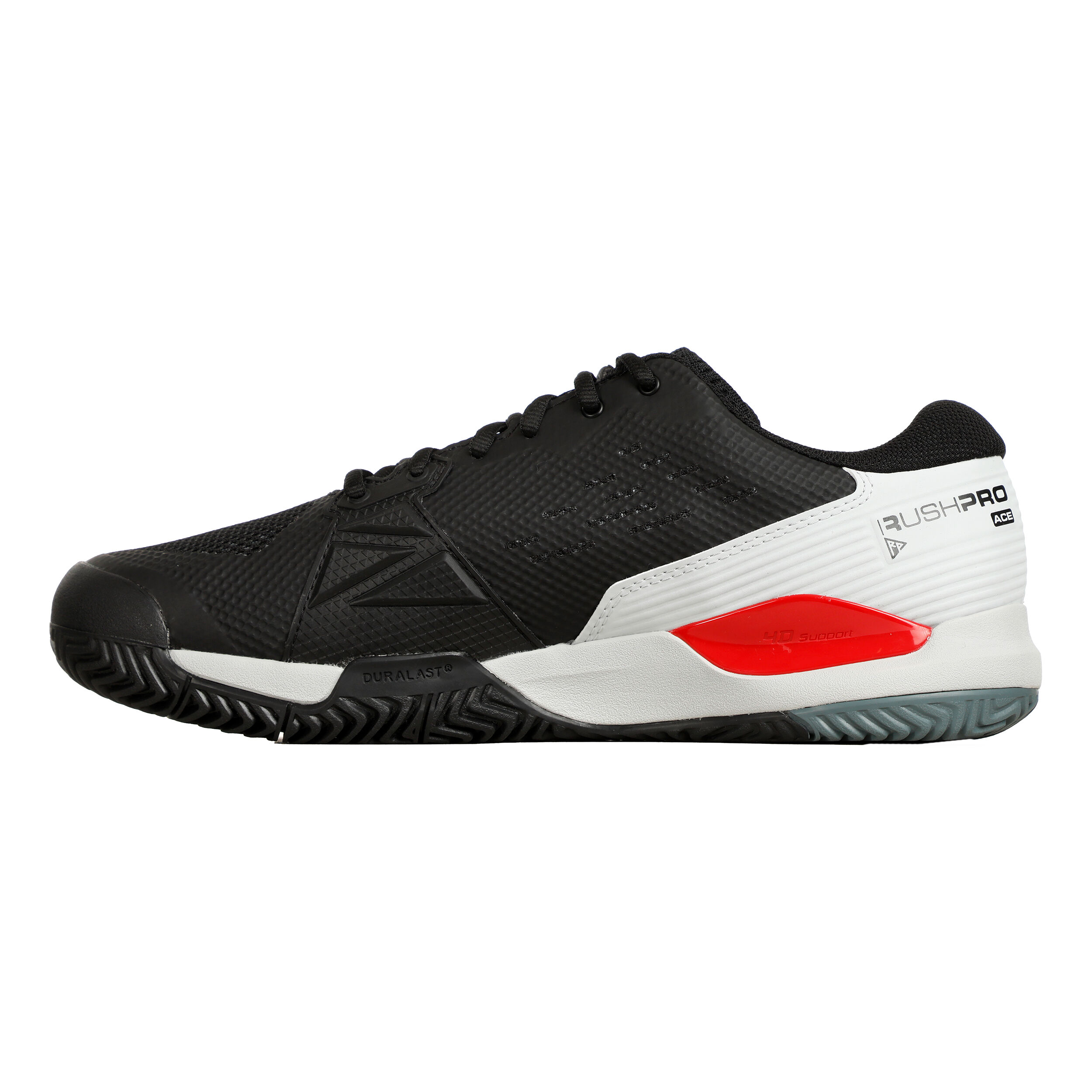 Rush Pro Ace Allcourtschuh Herren - Schwarz