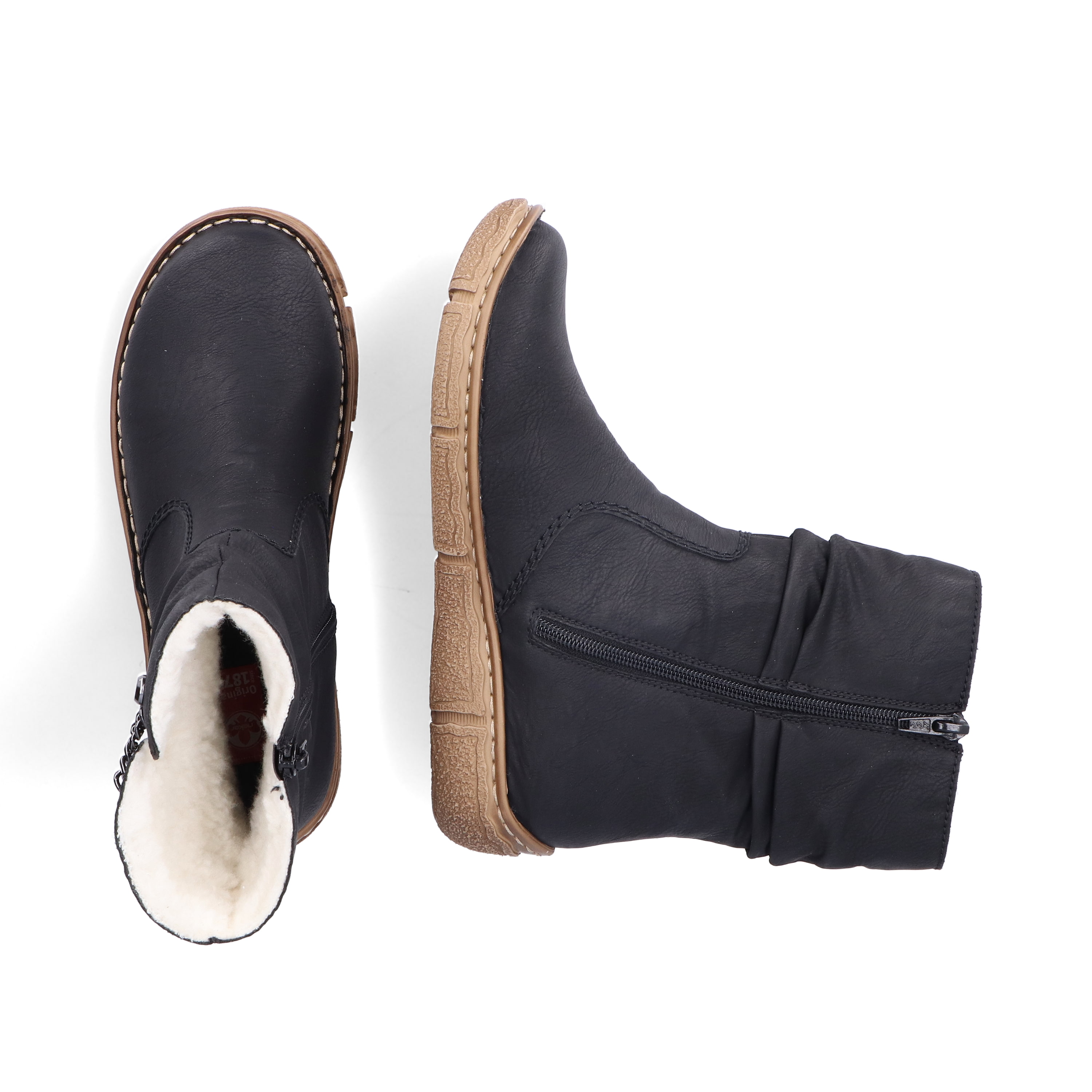 Rieker Damen Kurzstiefel nachtschwarz