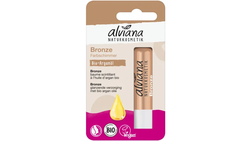 alviana Lippenpflegestift Bronze 4.5 g