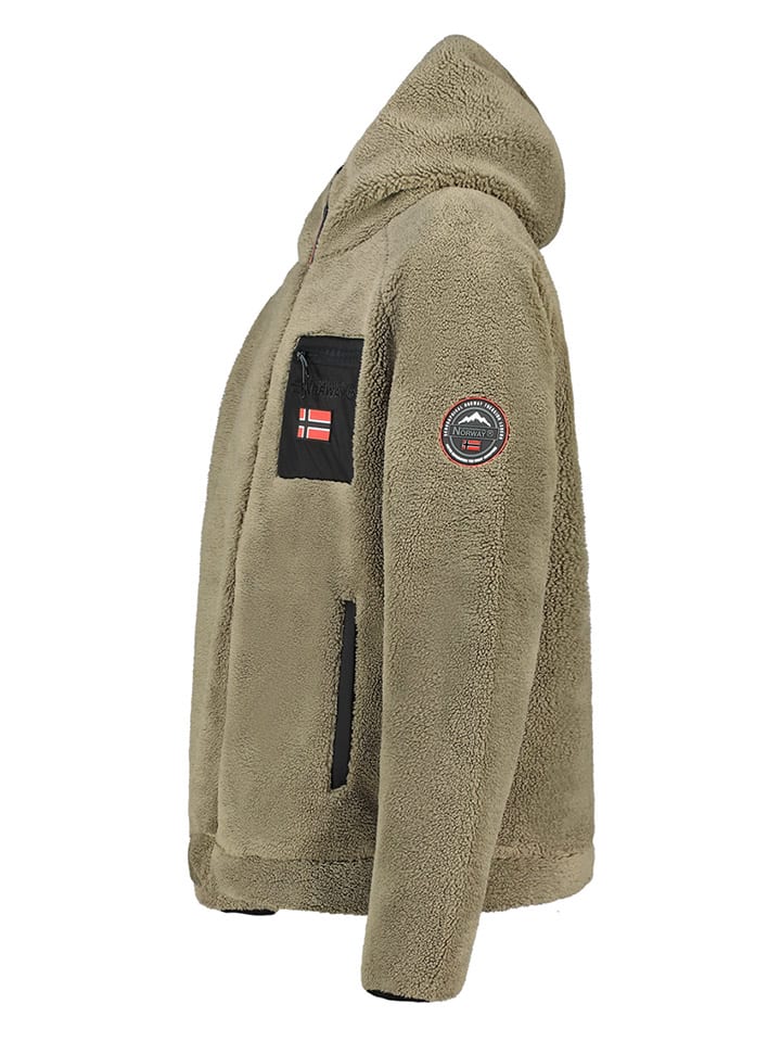 Geographical Norway Fleecejacke in Khaki günstig kaufen