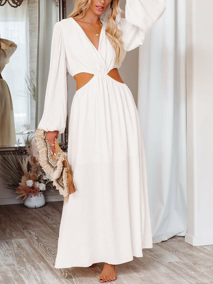 Milan Kiss Kleid in Creme günstig kaufen