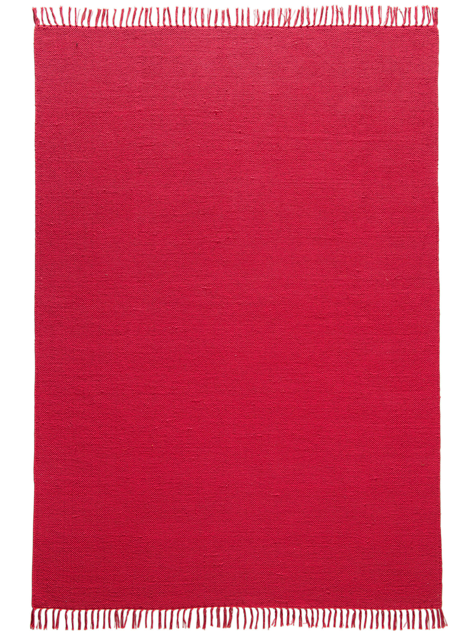 Summerweave Baumwoll-Teppich, Himbeerrot