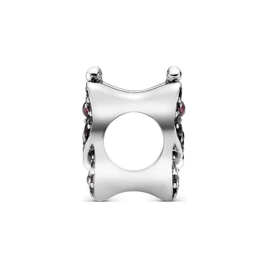 Pandora Charm Moments Rosafarbener Pavé-Schmetterling