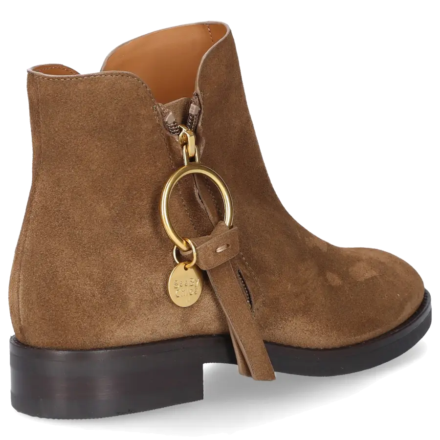 SEE BY CHLOÉ - Stiefeletten SB331 Veloursleder - braun