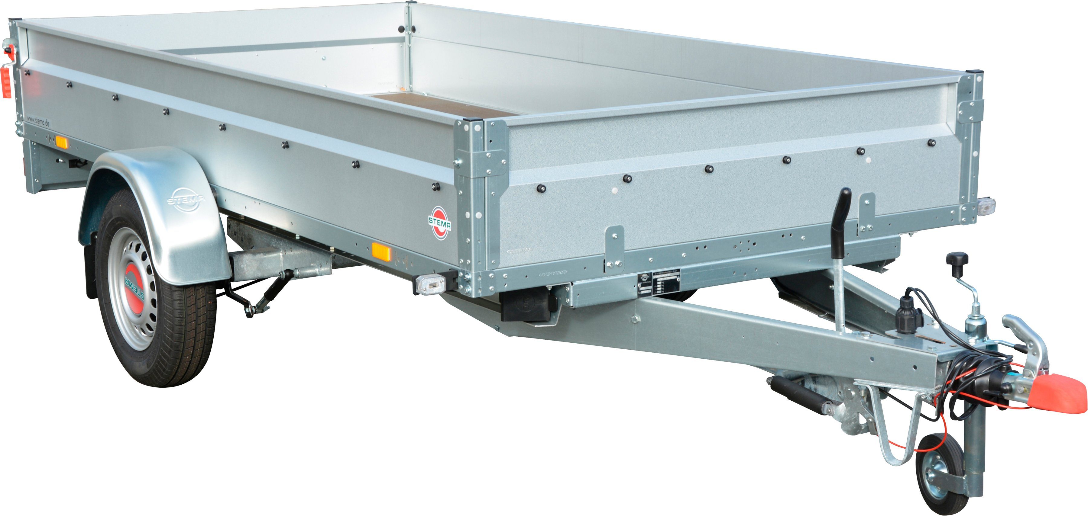 STEMA PKW-Anhänger BASIC ST 1000-25-13.1, max. 740 kg, inkl. Stützrad