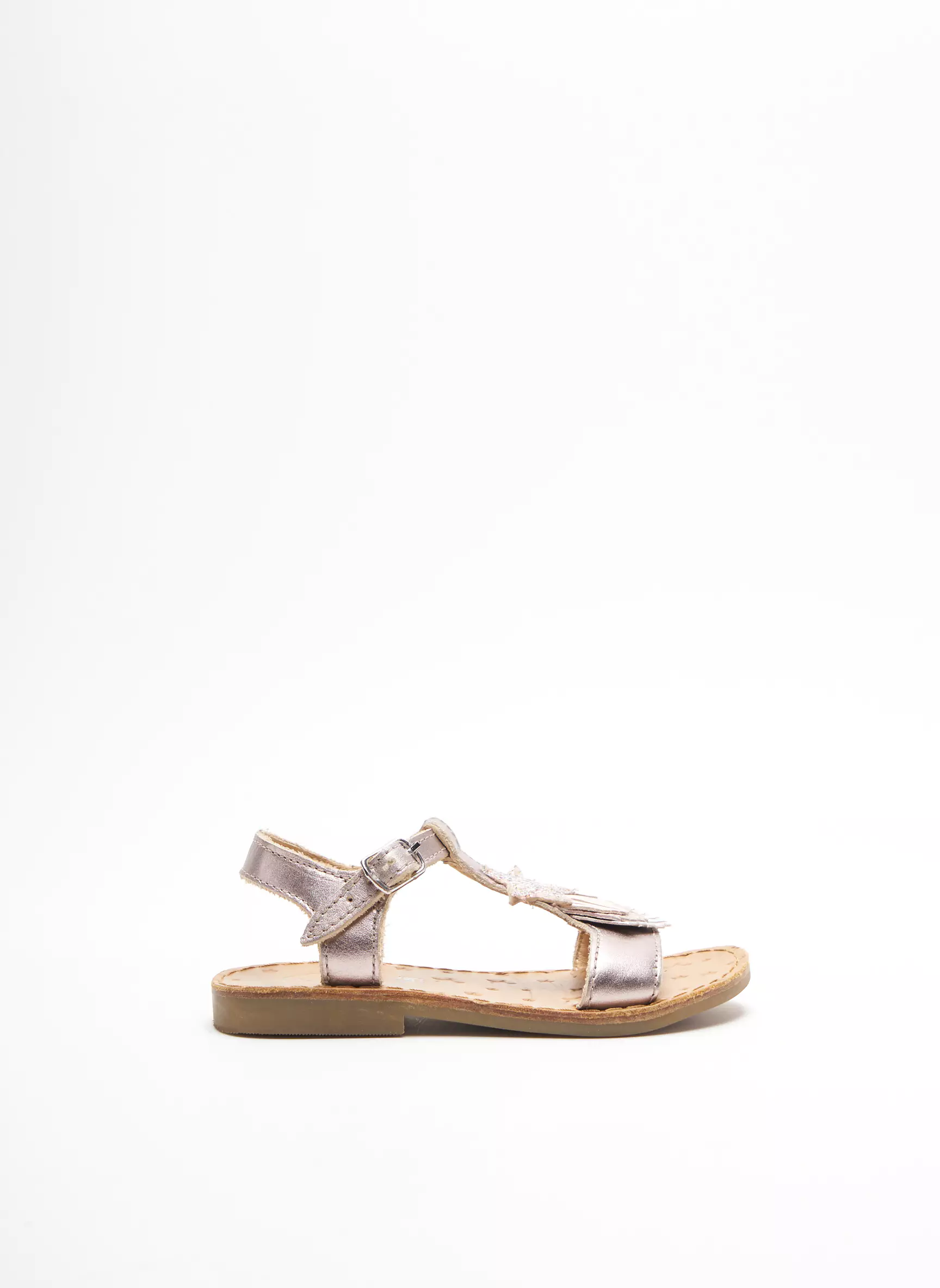 Shoo Pom Sandales Nu Pieds Enfant couleur gris