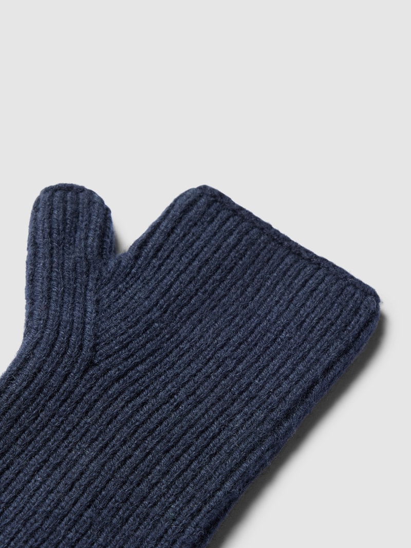Handschuhe mit offener Vorderseite in dunkelblau