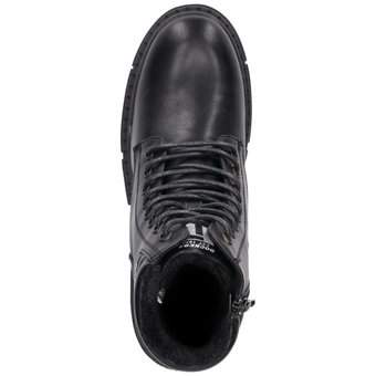 Dockers Schnür Boots in schwarz