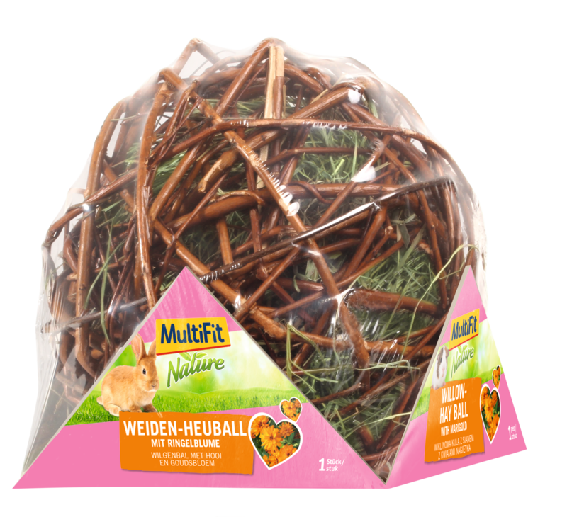 MultiFit Snacks MultiFit Weiden-Heuball mit Ringelblume 80 g
