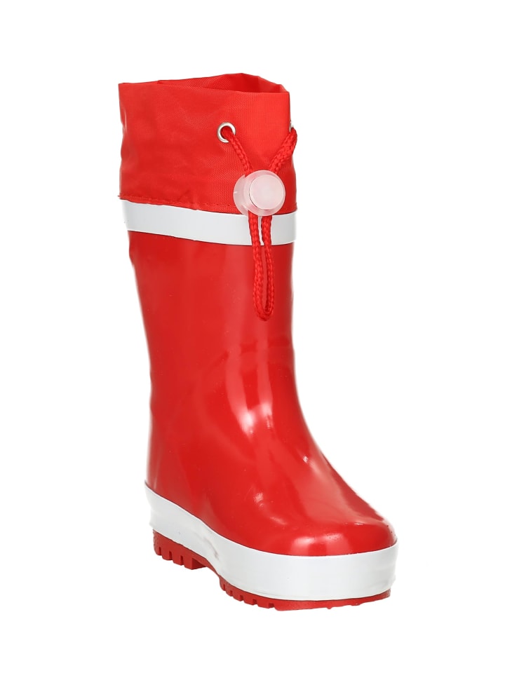 Playshoes Gummistiefel Basic gefüttert in Rot günstig kaufen