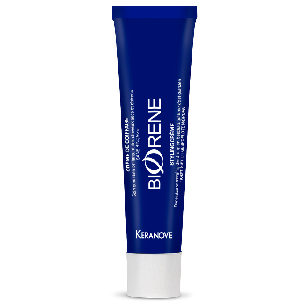 Biorene Crème de coiffage Soin quotidien brillantant des cheveux secs et abîmés
