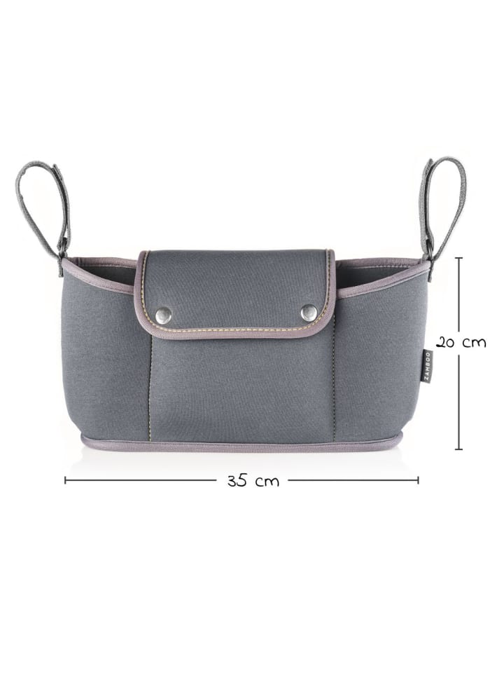 Zamboo Organizer Neopren für Kinderwagen und Buggy - Dunkelgrau in grau günstig kaufen onesize