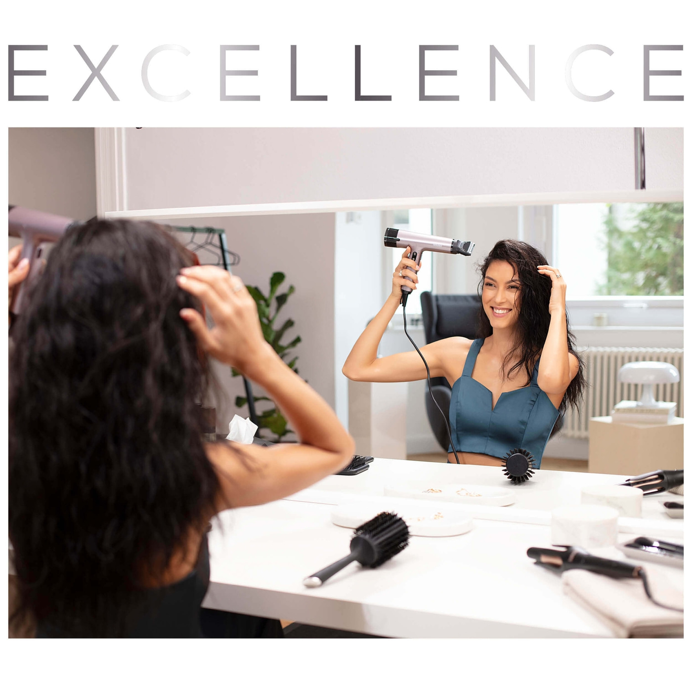 Haartrockner HC 100 Excellence-Schnelles Trocknen und präzises Stylen in kompaktem Design