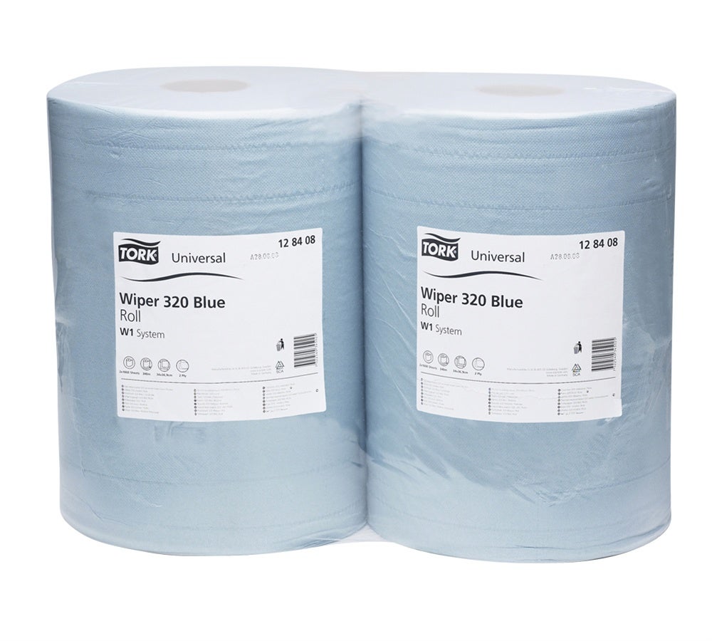 Tork Reinigungspapier auf Rollen, 2er Pack