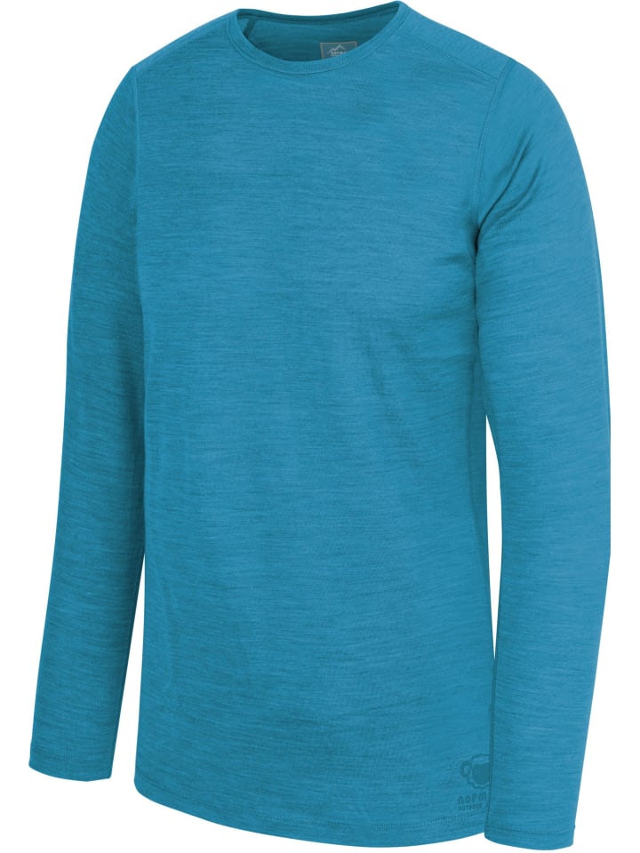 Normani Outdoor Sports Kinder Merino Langarm Broome in Blau günstig kaufen