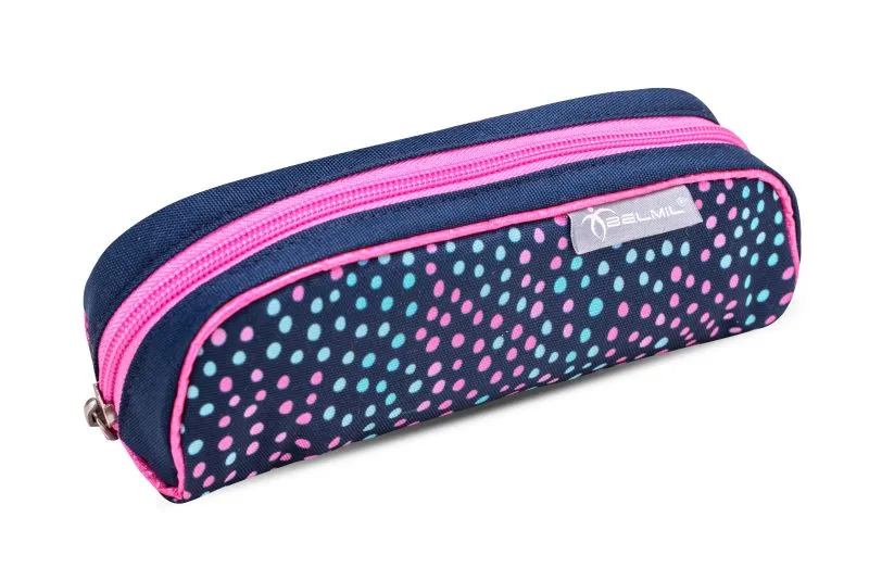 Belmil Smarty Schulranzen Set 5-teilig mit 6 Patches - Amazing Polka Dot 2