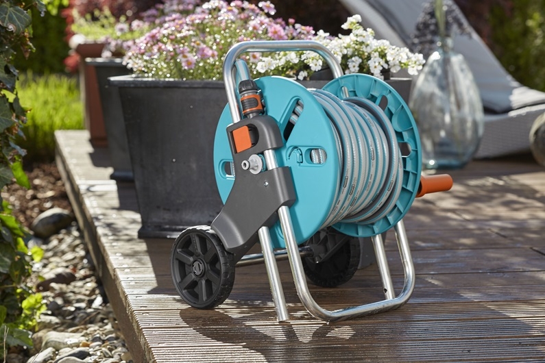 Gardena 18502-50 Slangenwagen AquaRoll S Set incl. 20 mtr. slang!