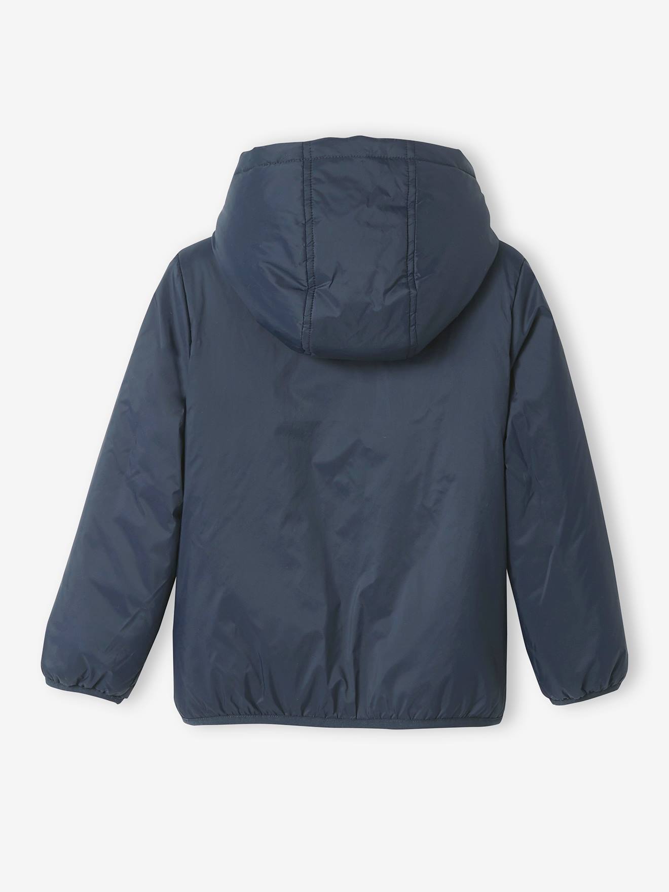 Parka 3 en 1 garçon avec blouson amovible bleu électrique