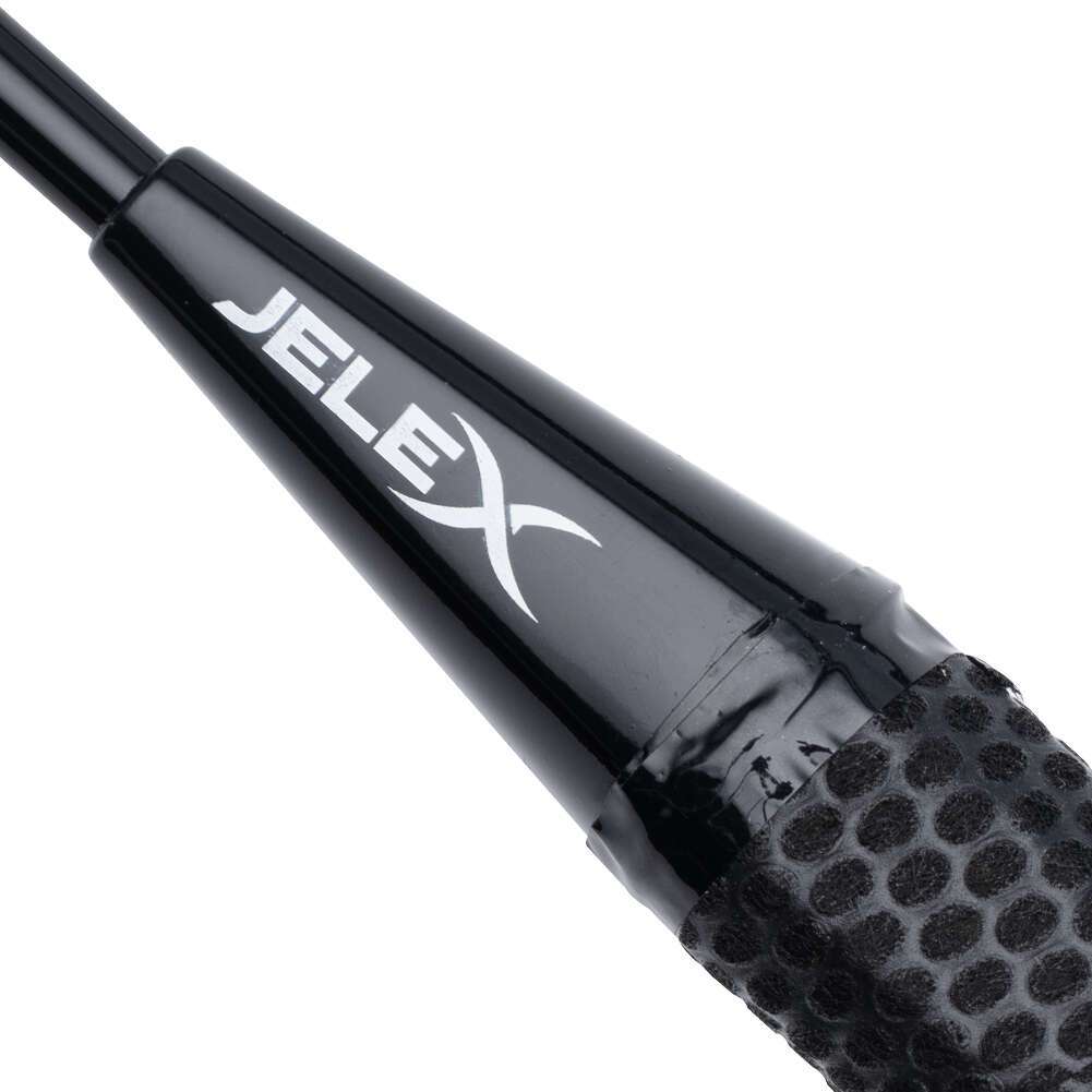 JELEX United Badmintonschläger mit Federball 2er-Set schwarz