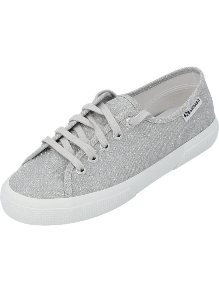 Superga Schnürschuhe in grey silver günstig kaufen