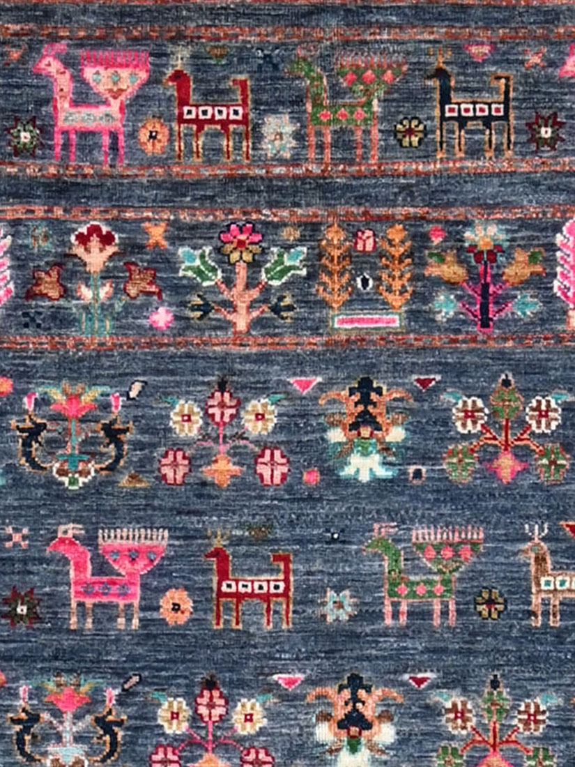 Chobi Schal ca. 146 x 198 cm, Unikat / Einzelstück