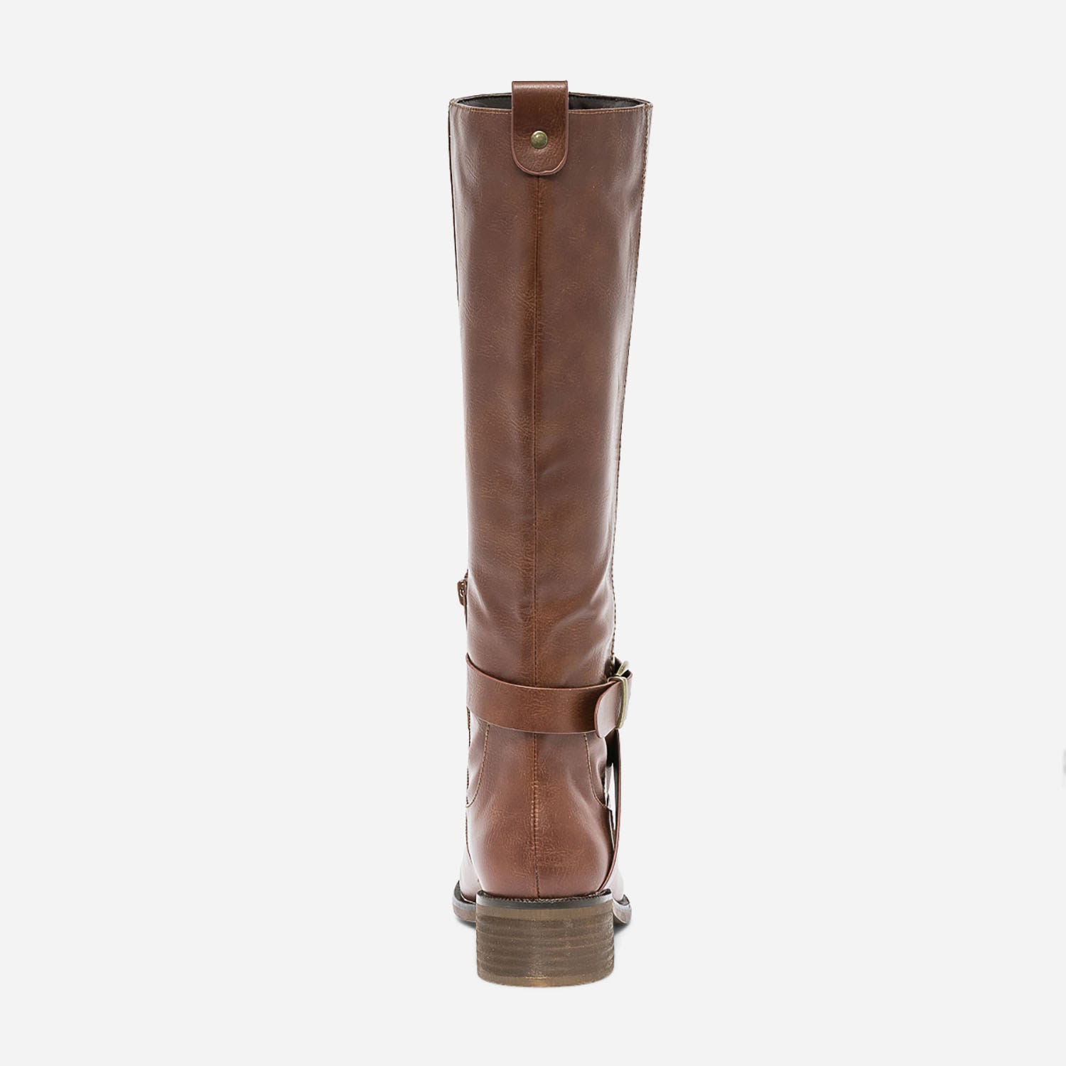 Botte cognac à brides croisées