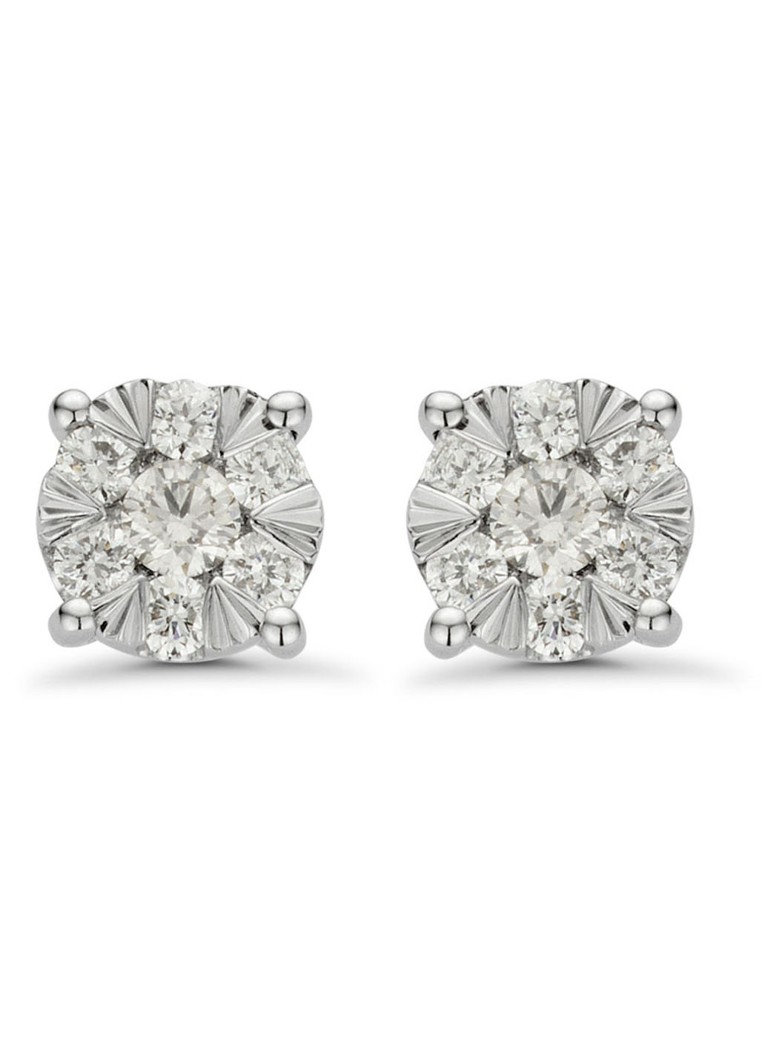 Zlaté náušnice s diamantmi, 0,27 ct diamant, Enchanted