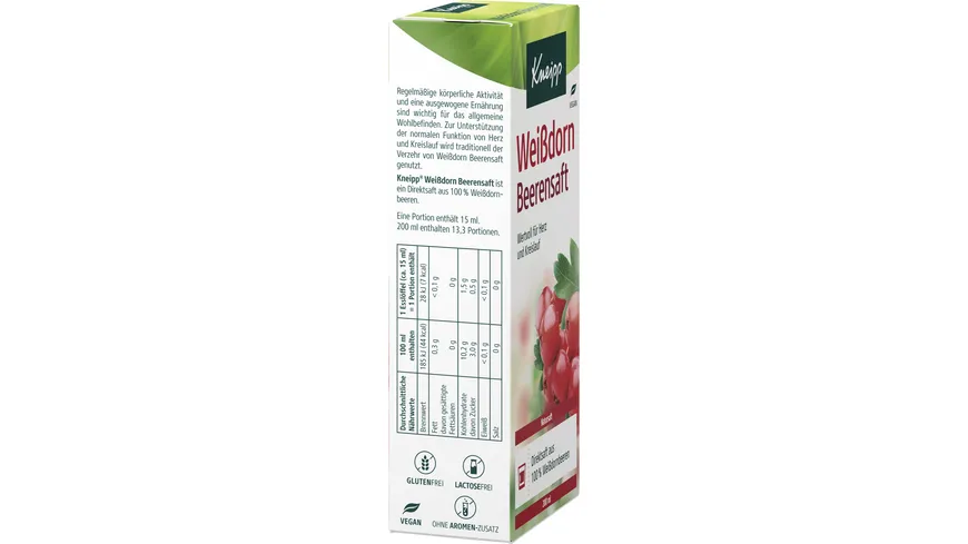 Kneipp Weißdorn Beerensaft 200 ml