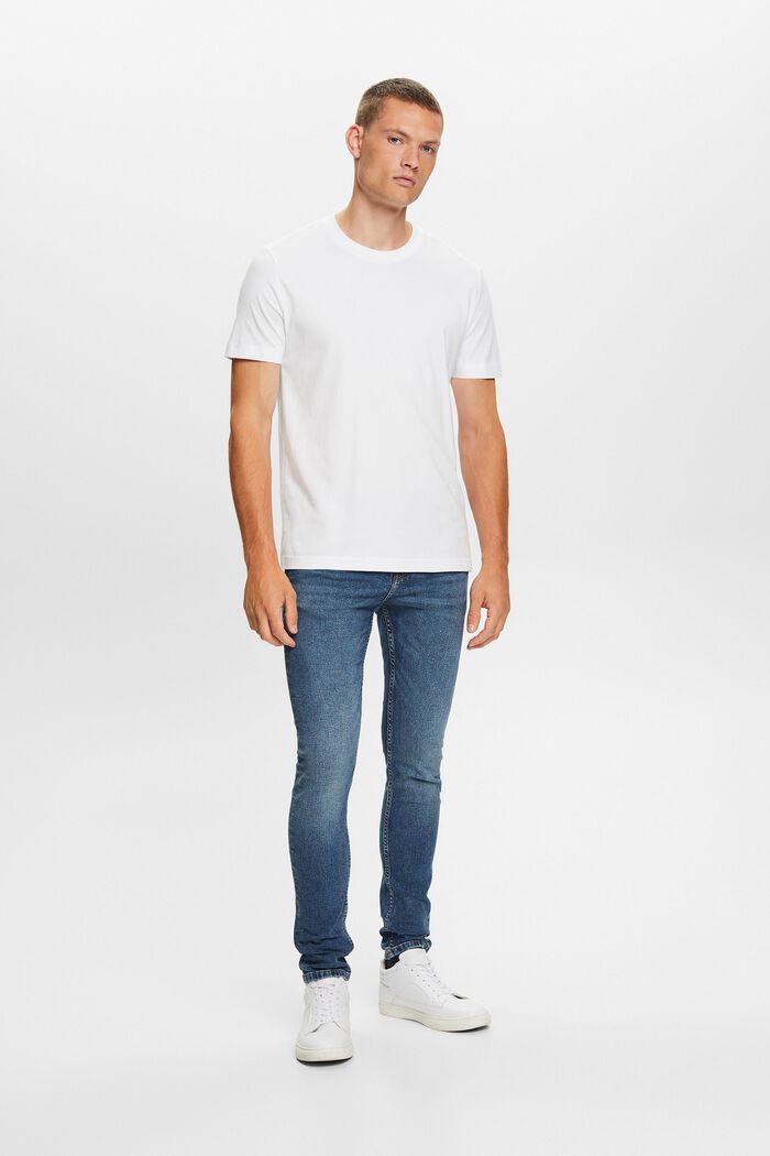 Skinny Jeans mit mittlerer Bundhöhe