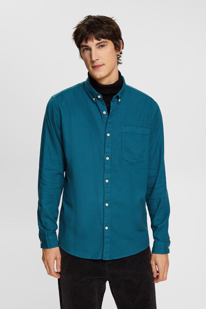 Button-Down-Hemd aus Baumwolle