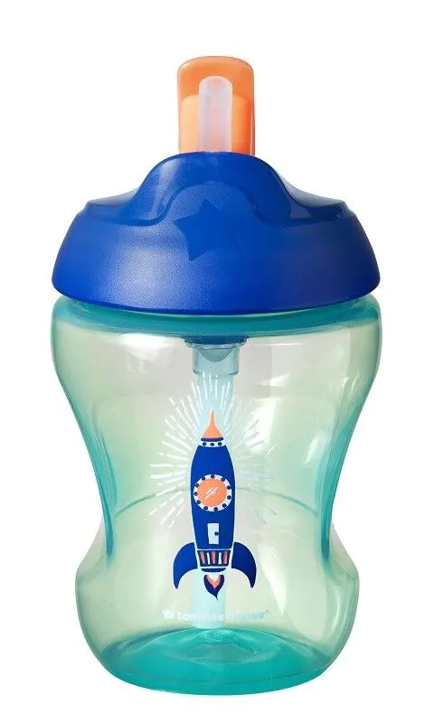Tommee Tippee træningskop med sugerør 6M+ dreng