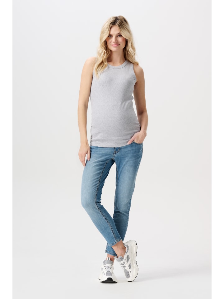 Noppies Slim Umstandsjeans Mila 7/8 in Vintage Blue günstig kaufen