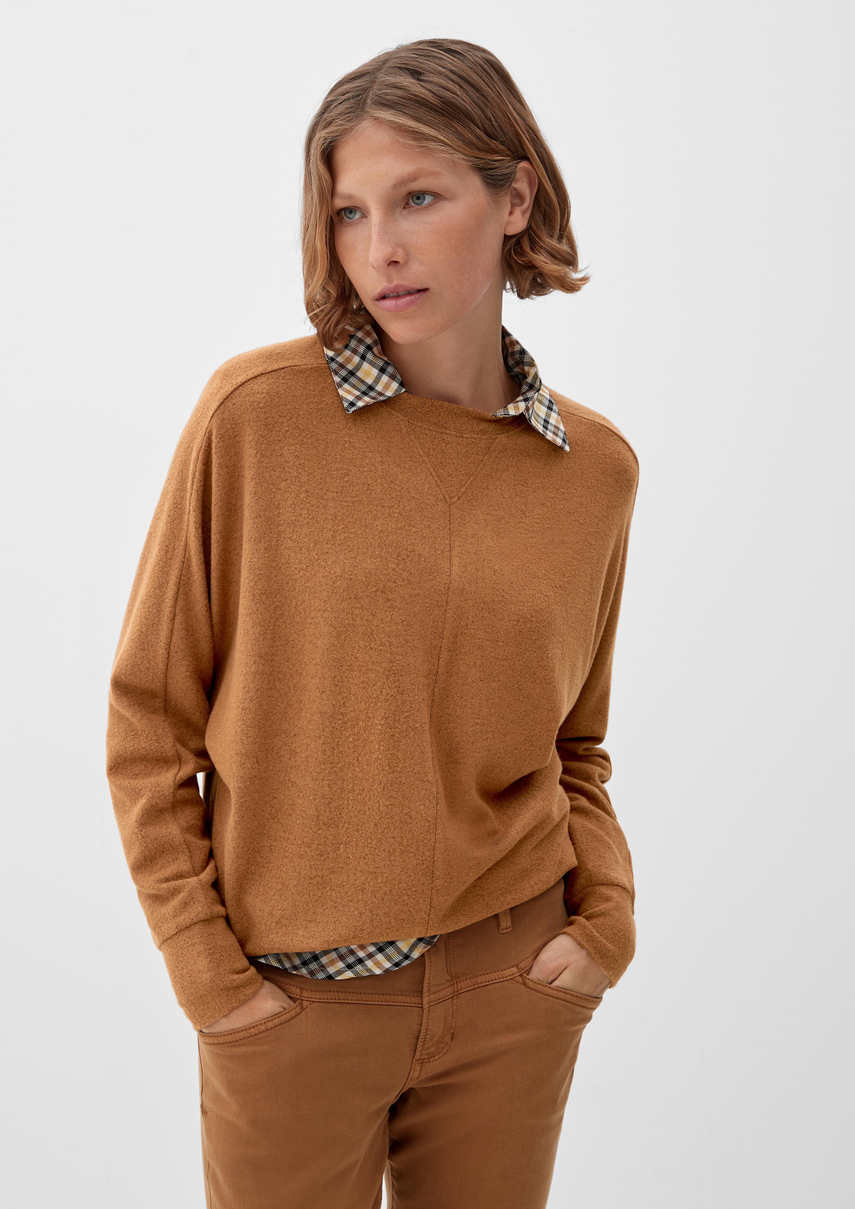 Langarmshirt aus Viskosestretch  2121806-87W9