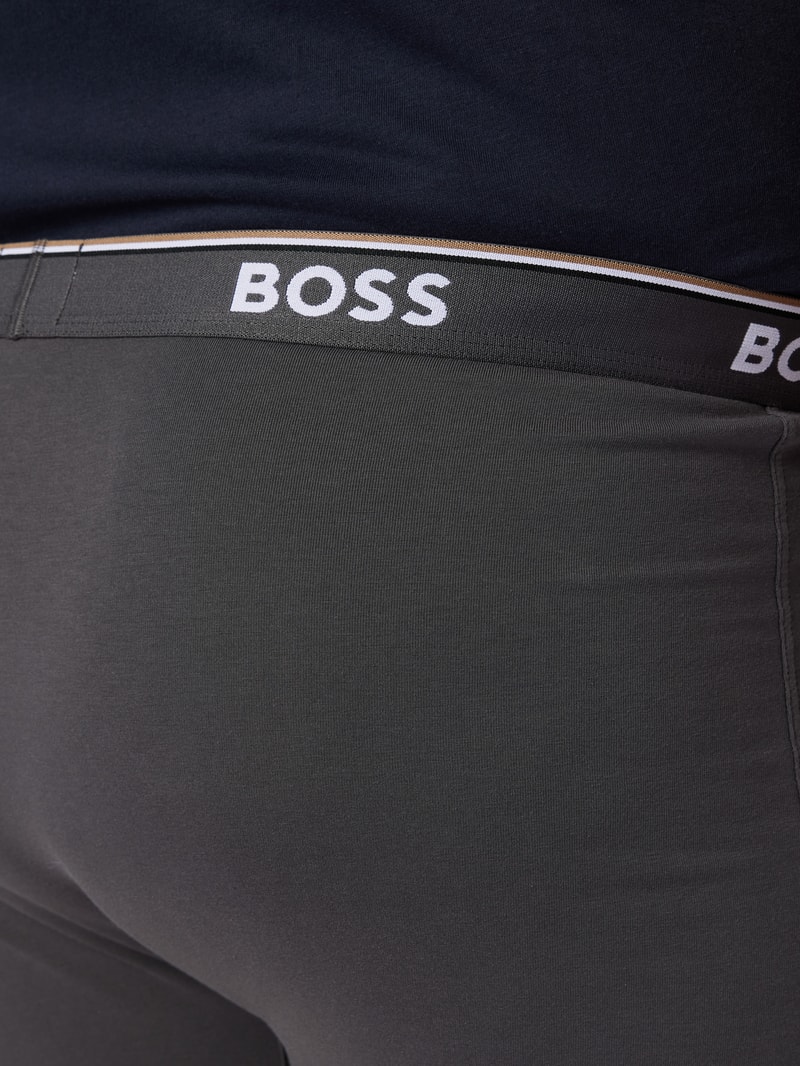PLUS SIZE Trunks mit Logo-Bund im 3er-Pack in dunkelblau
