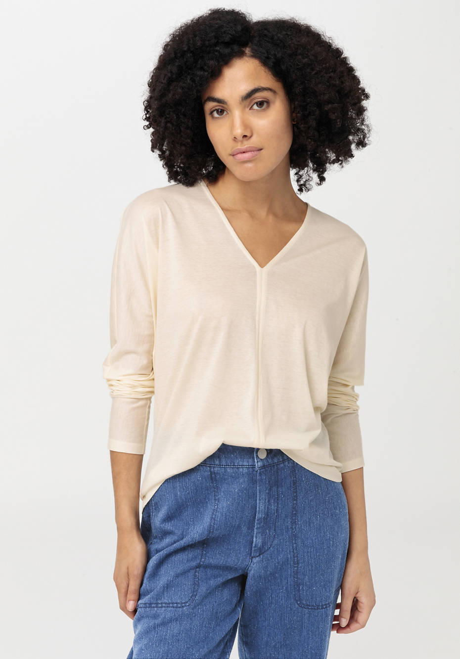 Langarm-Shirt aus reiner Bio-Baumwolle