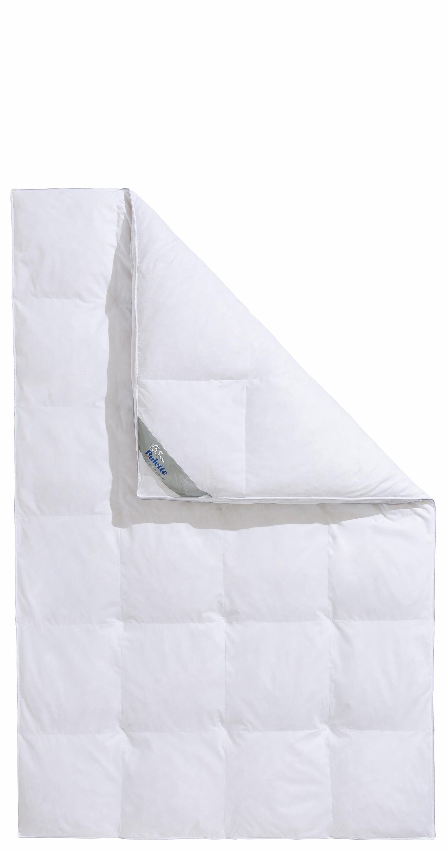 Daunenbettdecke + Kopfkissen, Lena, OBB, Füllung: 50% Daunen & 50% Federn, Bezug: Baumwolle, In zwei Wärmeklassen, in Größe 135x200 cm & 155x220 cm erhältlich!