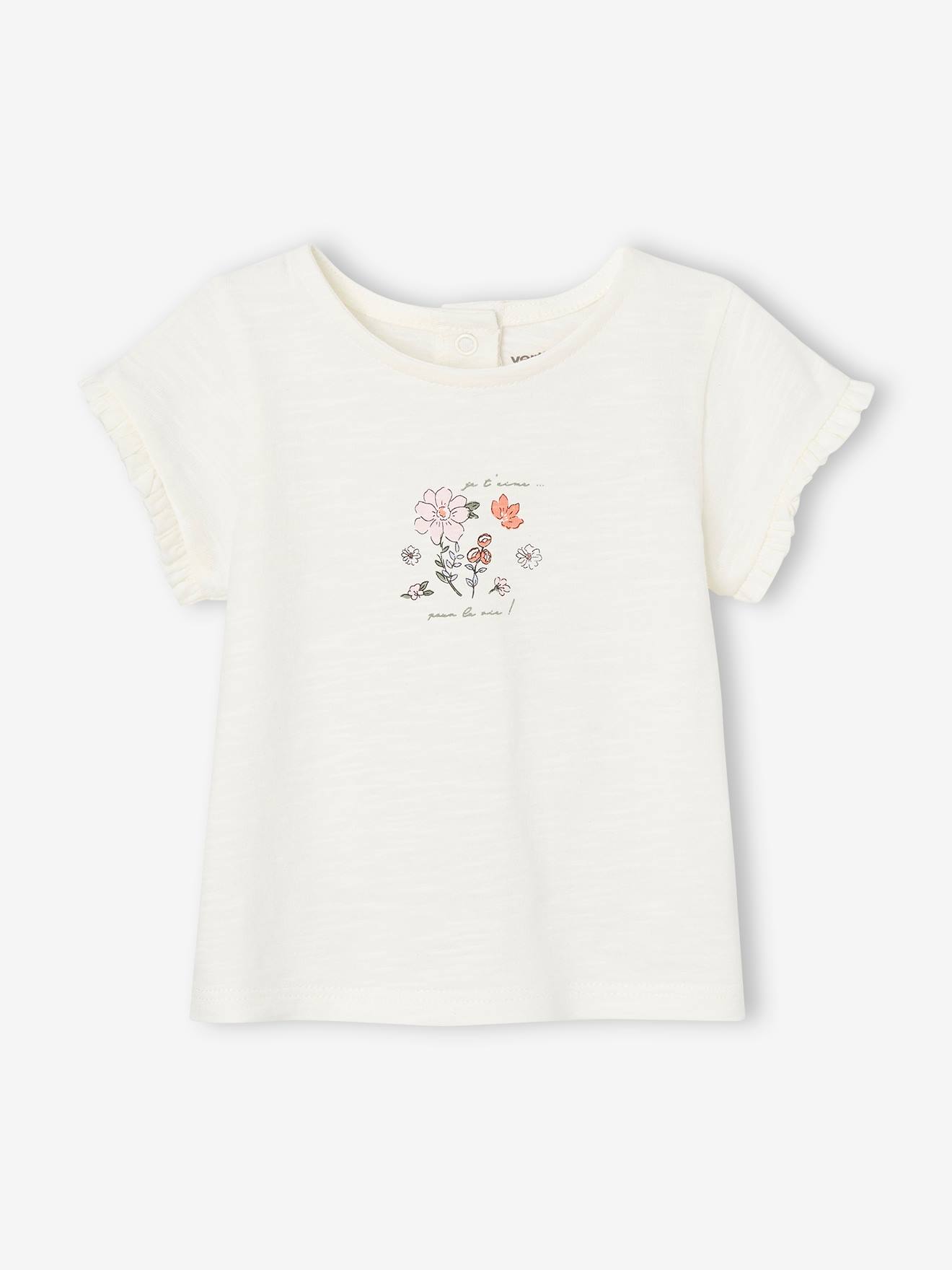 Vertbaudet 2er-Pack Baby T-Shirts aus Bio-Baumwolle - rosa