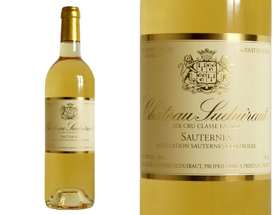 Chateau Suduiraut Blanc 2002, Premier Cru Classé En 1855 Bordeaux Sauternes