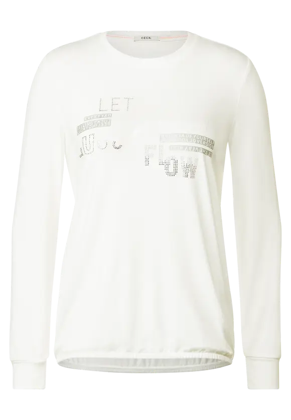 CECIL Langarmshirt mit Frontprint
