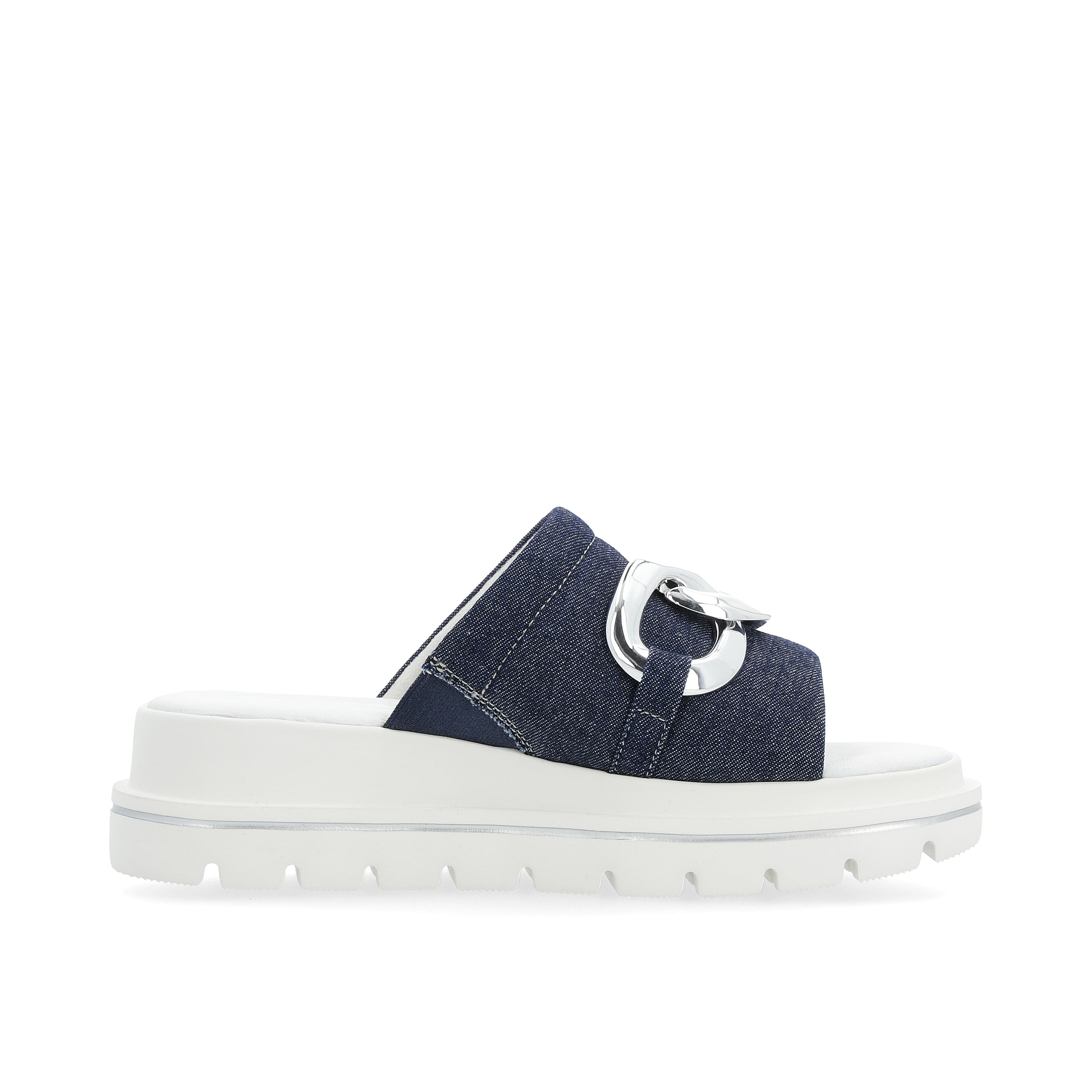Rieker Damen Pantoletten denim