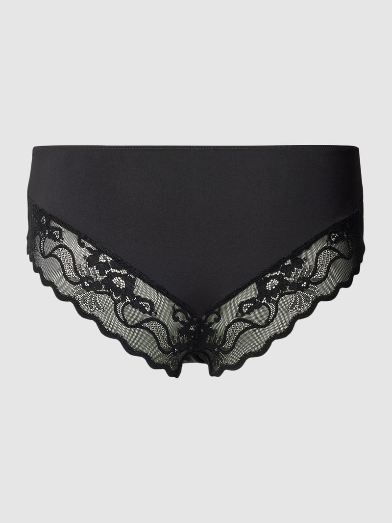 Slip mit Zierschleife Modell 'VITTORIA' in schwarz