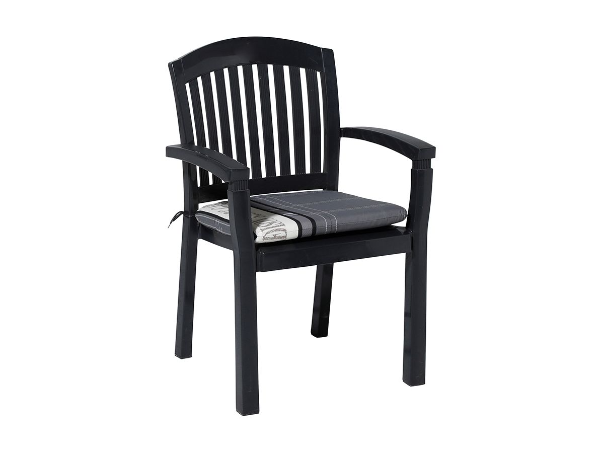 Madison Madison Garden grau 46 x 48 Sitzkissen