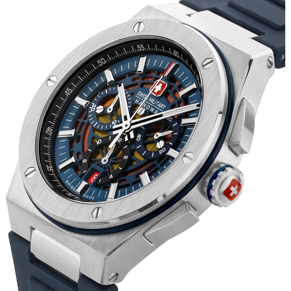 SWISS MILITARY HANOWA Montre pour hommes Acier inoxydable Montre