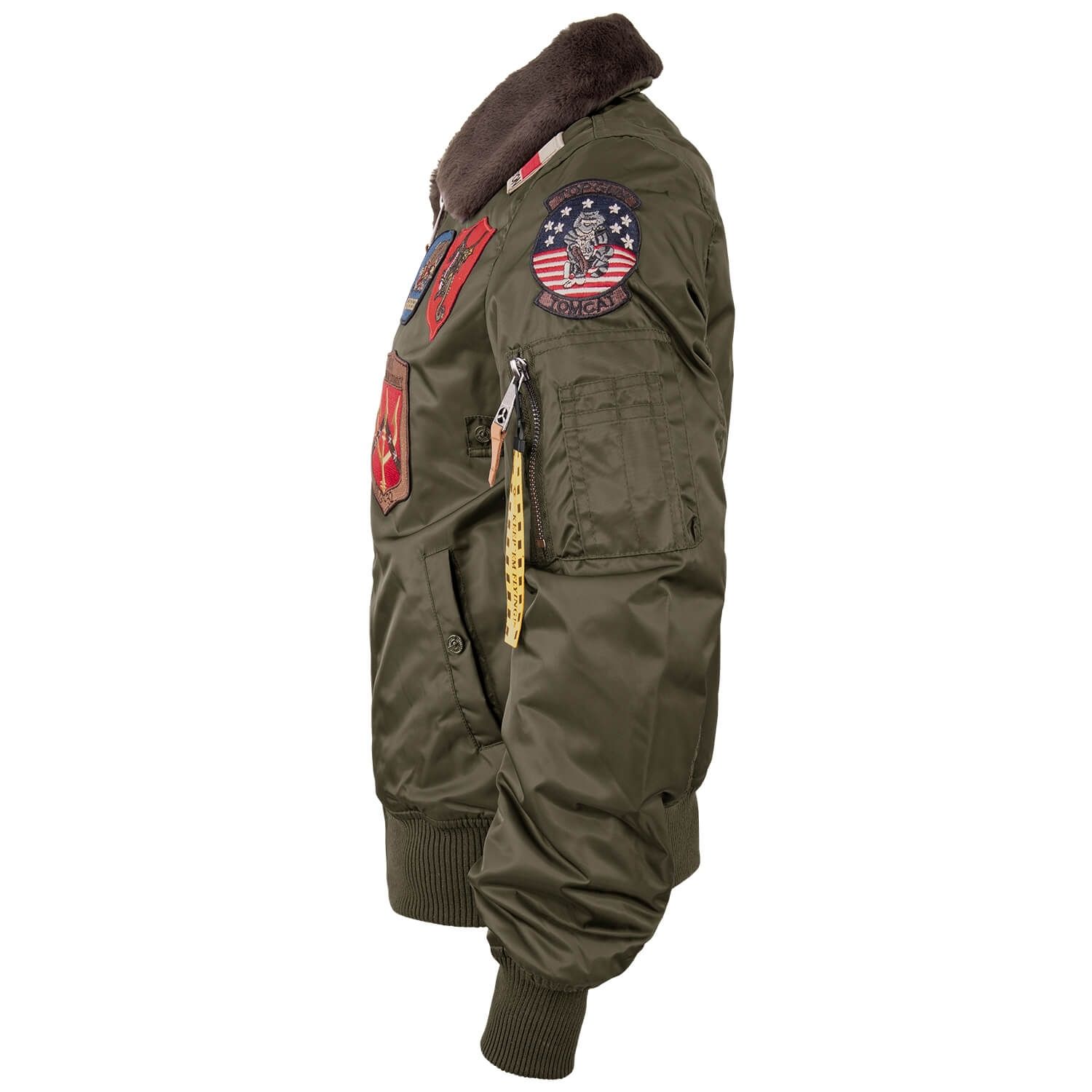Fliegerjacke B-15 mit Patches