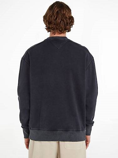 TOMMY-JEANS Herren Sweatshirt NEW VARSITY ACID WASH CREW