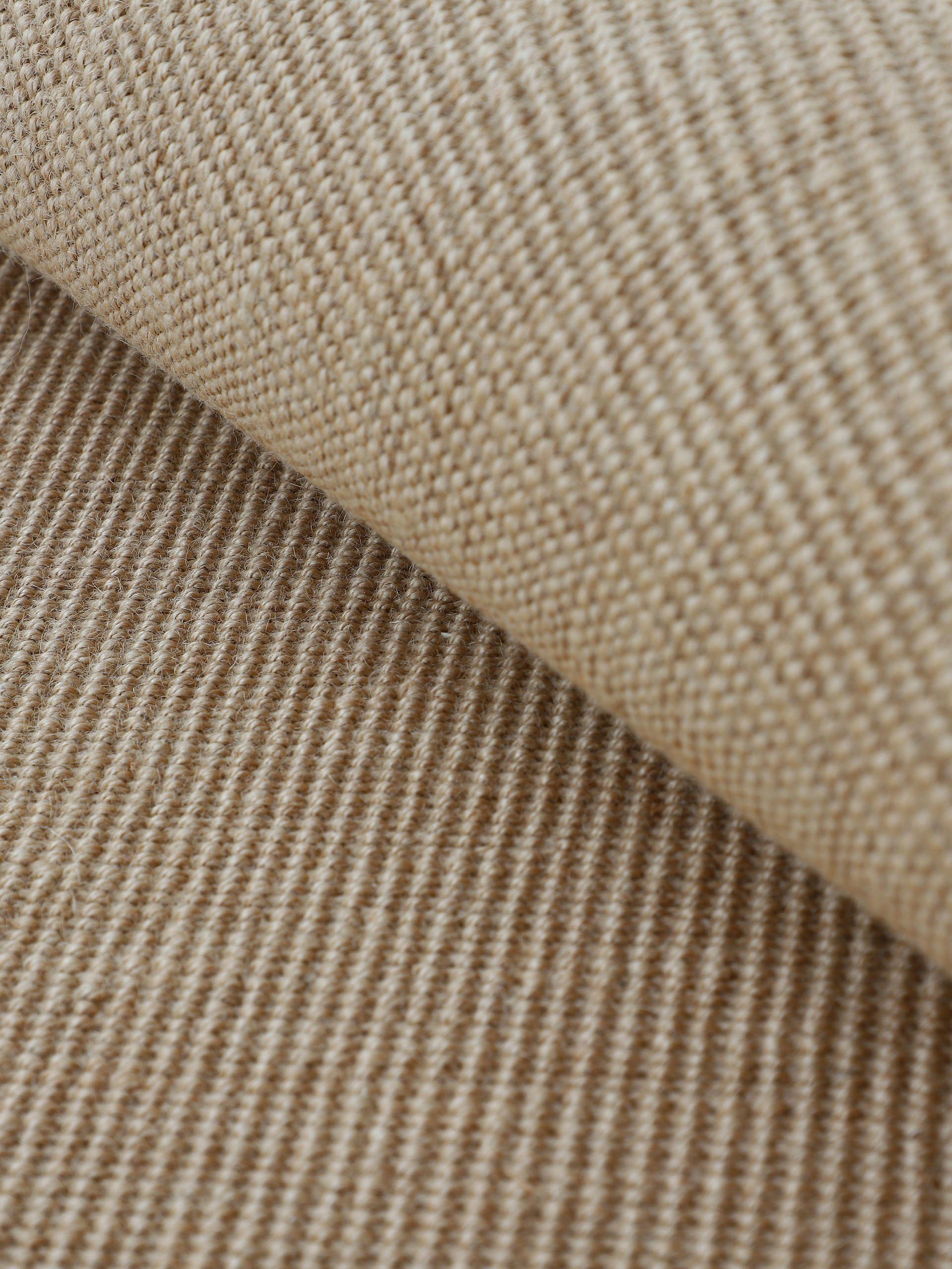 Läufer Sisal, carpetfine, rechteckig, Höhe: 5 mm, mit farbiger Bordüre, Anti Rutsch Rückseite